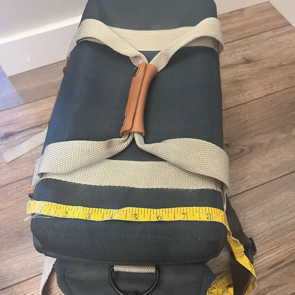 Vintage Green Canon Green Canvas Leather Trim Camera Bag Padded Case 15